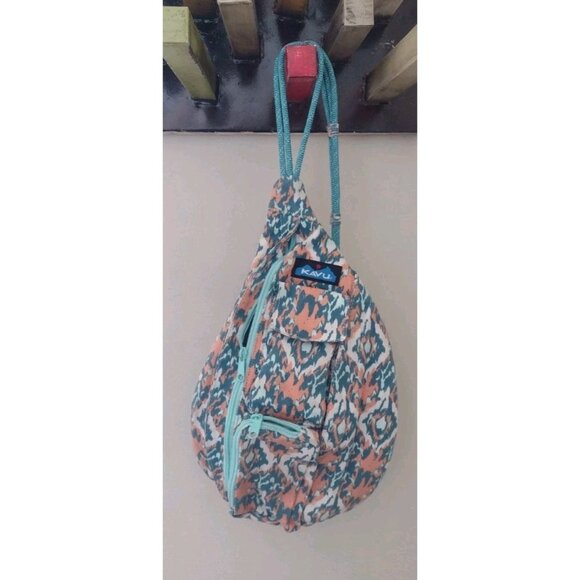KAVU Rope Sling Crossbody Canvas Bag - Picture 1 of 8